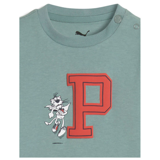 Puma Βρεφικό σετ Minicats Super Puma Tee and Shorts Set